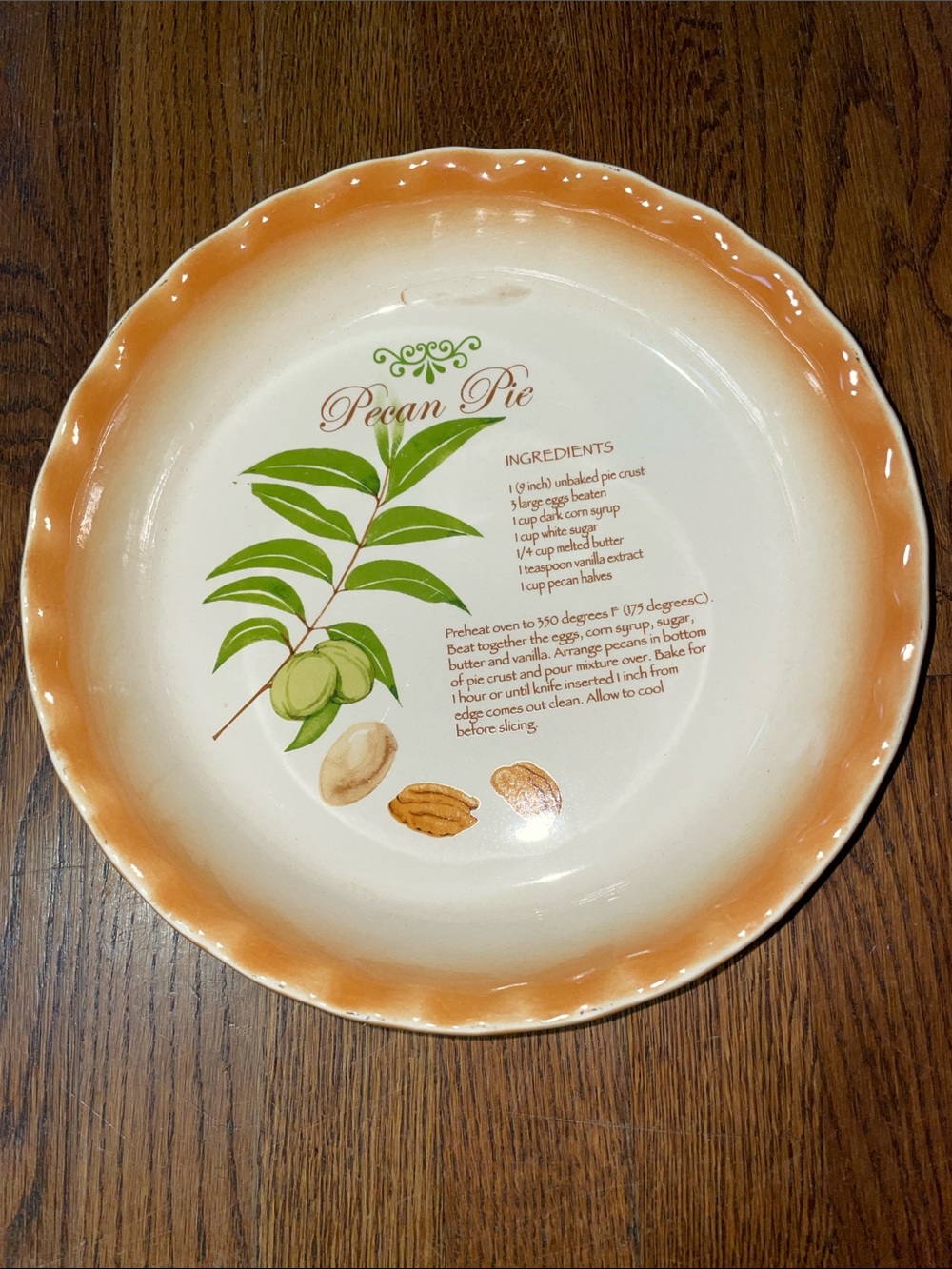 Pecan Pie dish